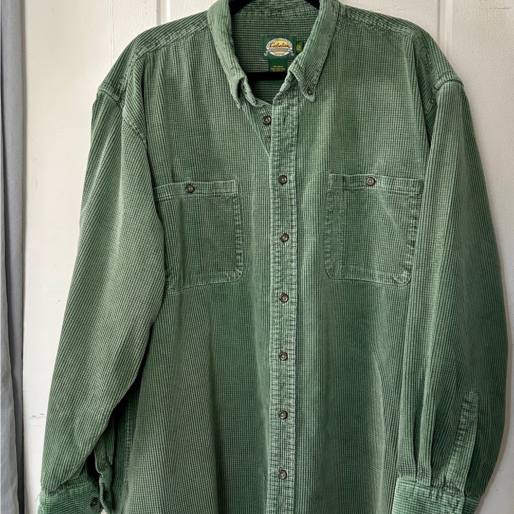 Cabela's Olive Green Outdoor Shirt